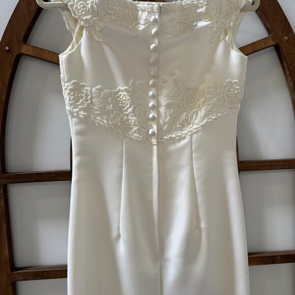 Vintage Jessica McClintock Wedding Dress / 2nd Look - Picture 7 of 10